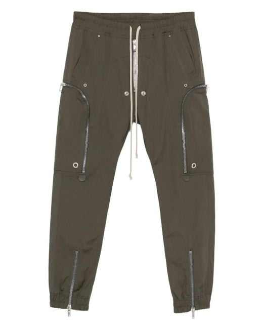 Pantalones cargo con cremalleras Rick Owens de hombre de color Gray