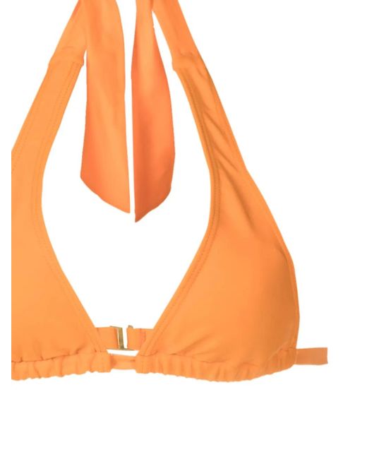 Amir Slama Orange Bikini Triangles À Dos-Nu