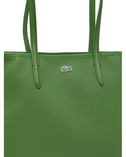 Lacoste Large L.12.12 Concept Tote Bag in Green | Lyst