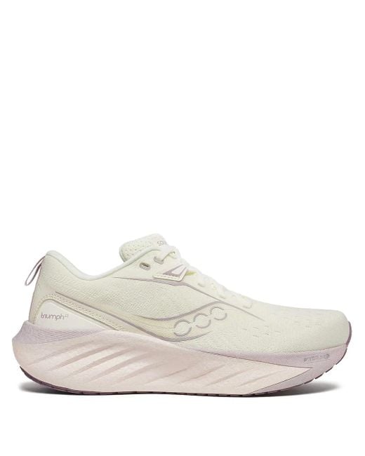 Saucony White Logo-Print Sneakers