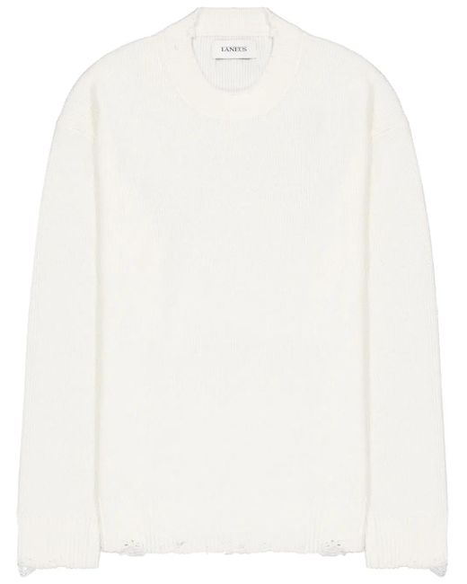 メンズ Laneus ニット セーター White