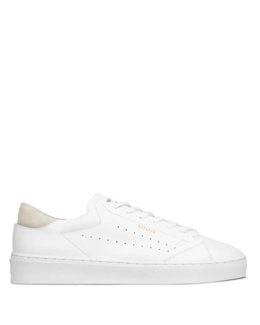 Axel Arigato White Court Perforated Lace-Up Sneakers
