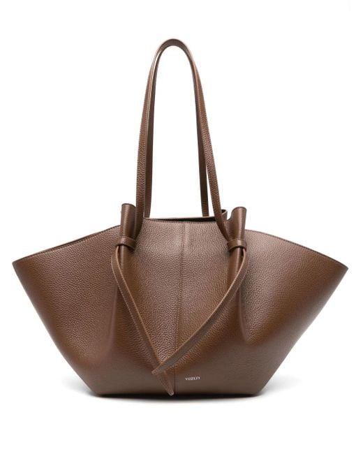 Yuzefi Brown Große Mochi Handtasche