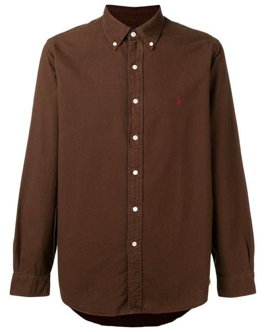 Polo Ralph Lauren Brown Button-down Shirt for men