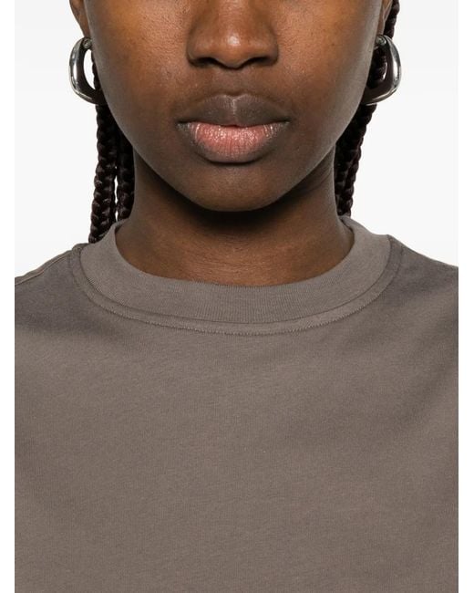 Woc Brown Villena Round-Neck Gathered Top