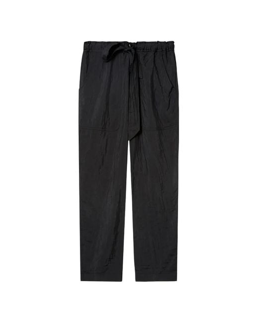 Isabel Marant Black Bilina Tie-Waist Trousers