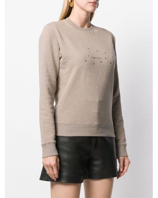 saint laurent star sweatshirt