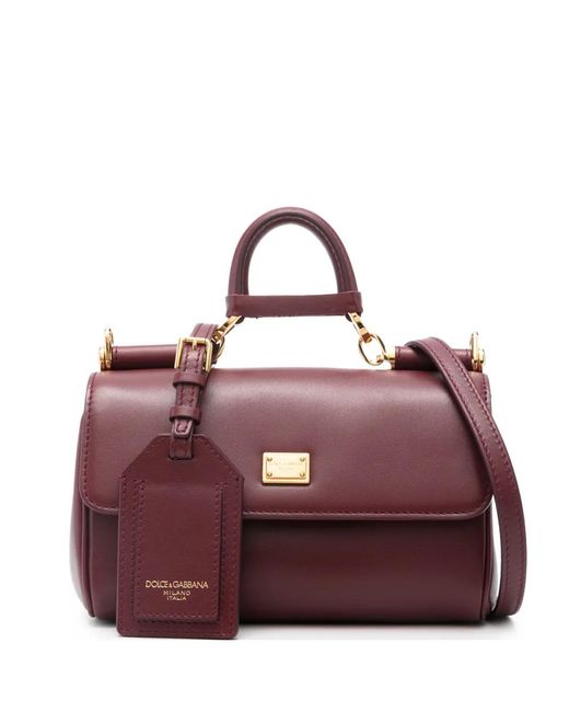 Dolce & Gabbana Purple Dolce & Gabbana My Sicily Handbag