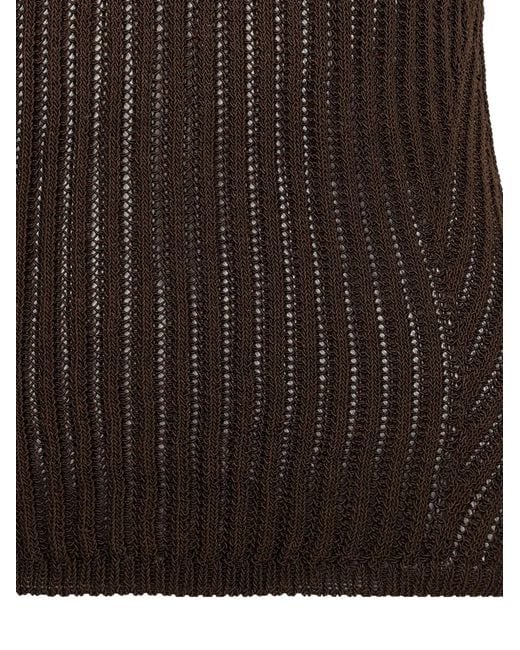 Max Mara Black Ribbed Top