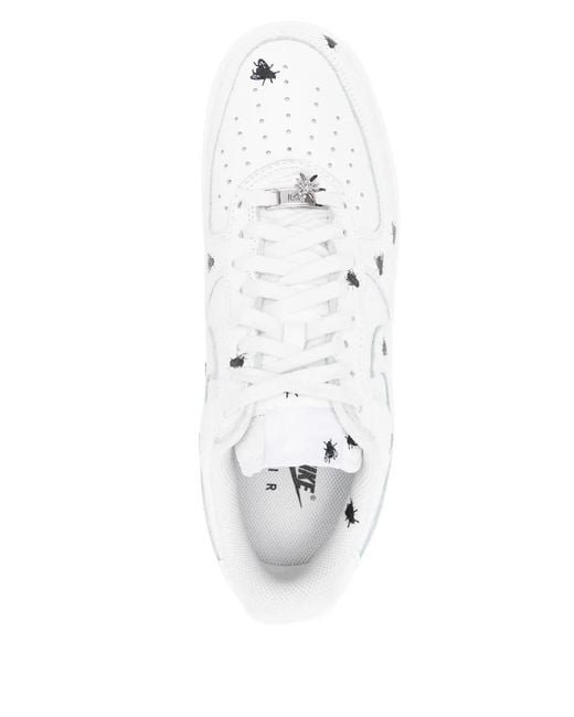 Nike White Air Force 1 Embellished Trainers for men