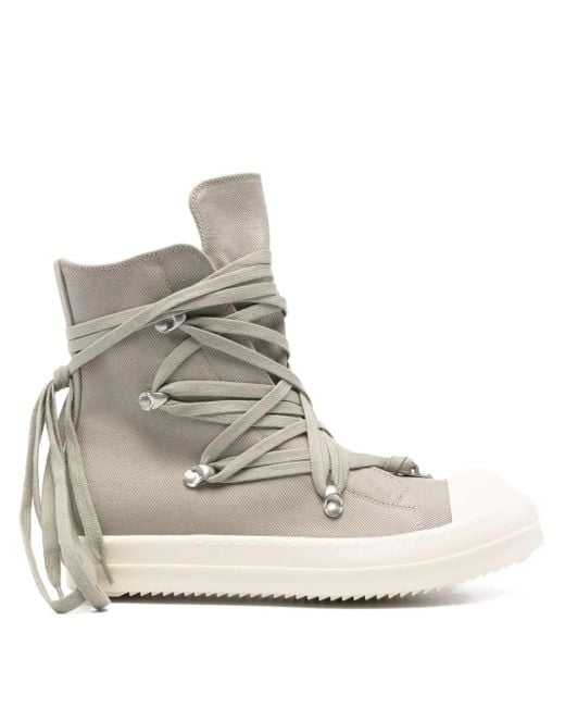 Rick Owens Megalace Sneakers in Natural für Herren