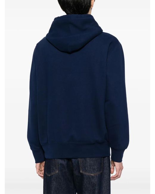 Polo Ralph Lauren Blue Polo Pony Fleece Hoodie for men