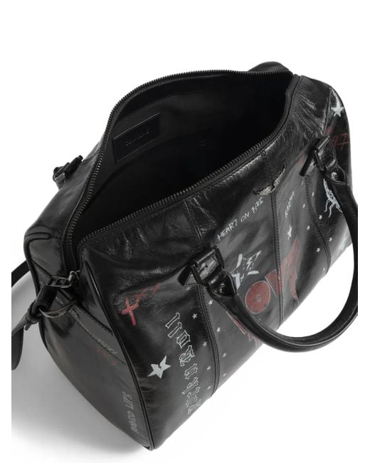 Bolso shopper Sunny Mood Punk Zadig & Voltaire de color Black