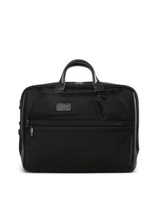 Tumi Black 17" Multi-Pocket Zip-Fastening Laptop Bag