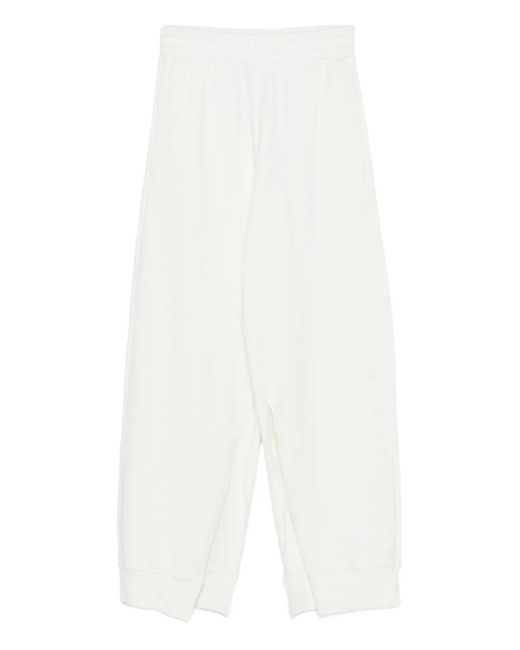 MM6 by Maison Margiela White Side Button Trousers