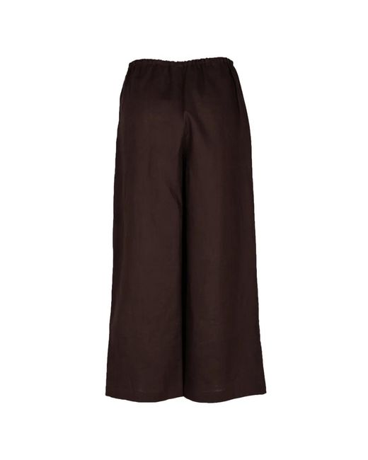 Staud Brown Mateo Drawstring Trousers