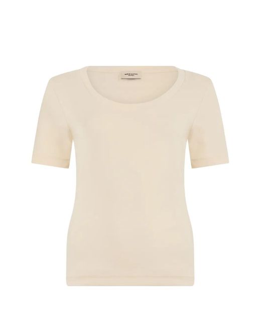 Weekend by Maxmara White Scoop-Neck T-Shirt