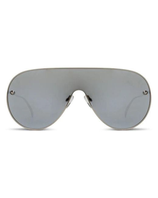 McQueen Gray Oversize-Frame Sunglasses