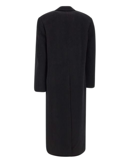Séfr Black Tetsu Flap-Pocket Button Coat for men