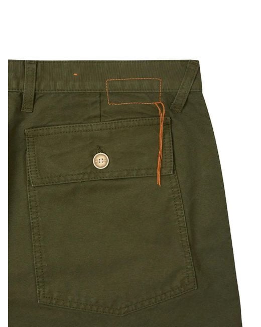 Fortela Green Patch Pocket Rebel Shorts for men