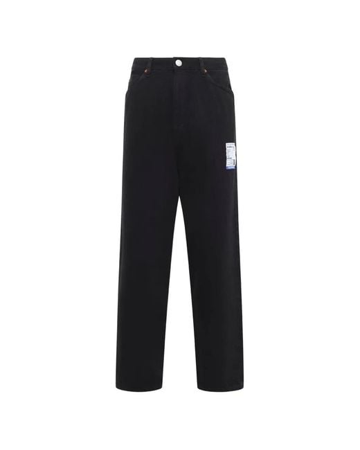 Maison Mihara Yasuhiro Black Instrumental Selvage Jeans for men