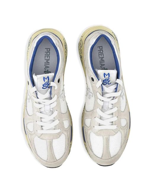 Premiata White Mase 8019 Sneakers for men
