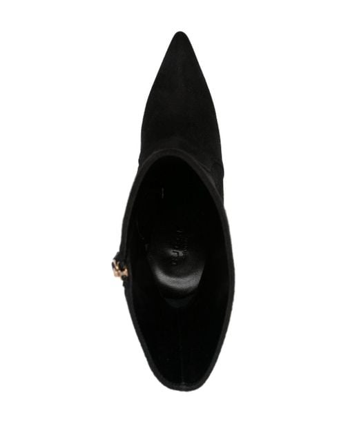 Botines Priscilla de ante Gucci de color Black