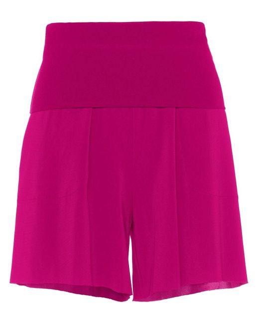 Eres Pink Lucia High-waisted Shorts