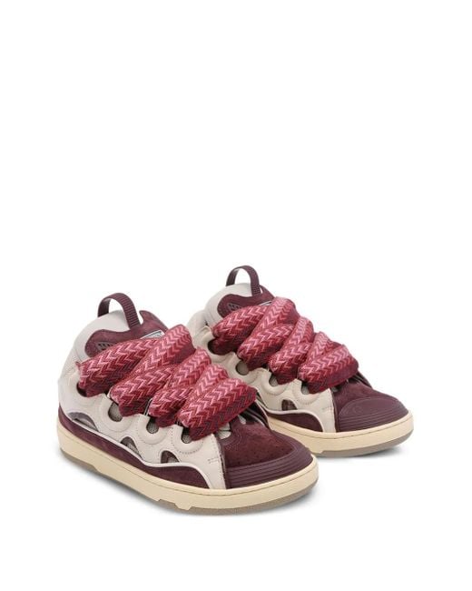 Lanvin Pink Curb Sneakers