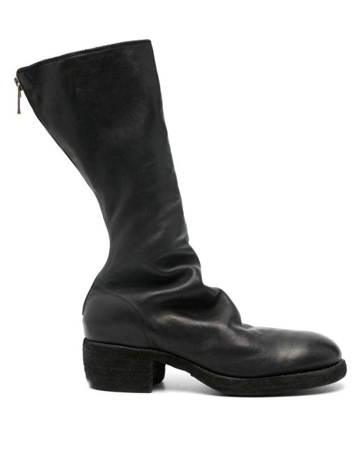 Guidi Black 45mm Leather Boots