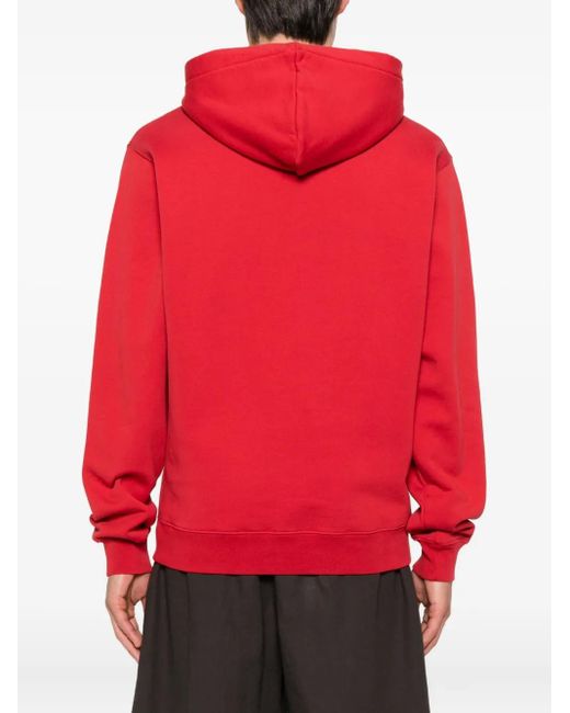 Jacquemus Red Sweatshirt With Logo for men
