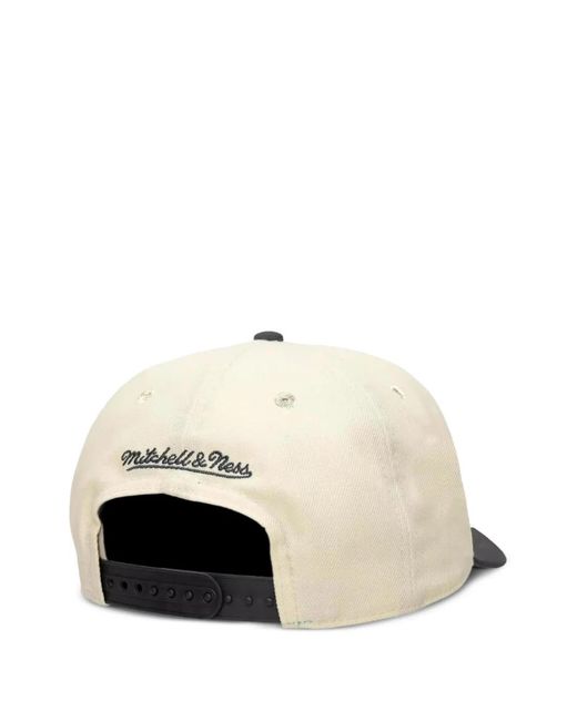 Mitchell & Ness White X Los Angeles Dodgers Baseball Snapback Cap for men