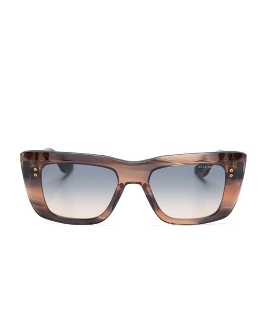 Dita Eyewear Pink Mahine Oversize-Frame Sunglasses