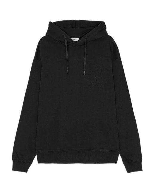 NN07 Black Basic Hoodie for men