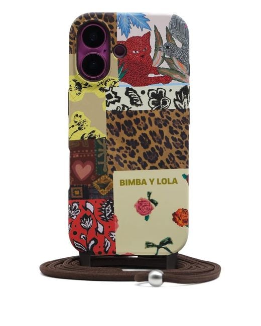 Bimba Y Lola White Iphone 16 Patchwork Phone Case