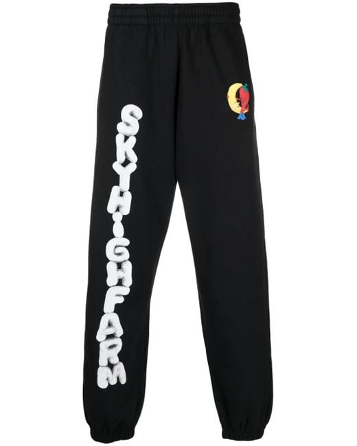 Sky High Farm トラックパンツ Black