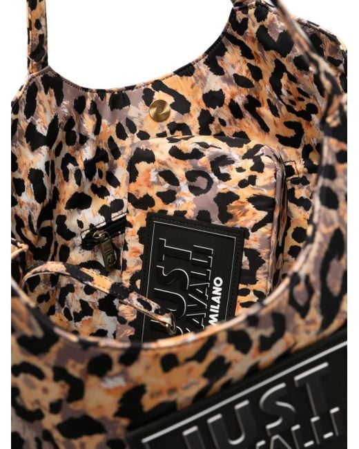 Sac à imprimé léopard Just Cavalli en coloris Black
