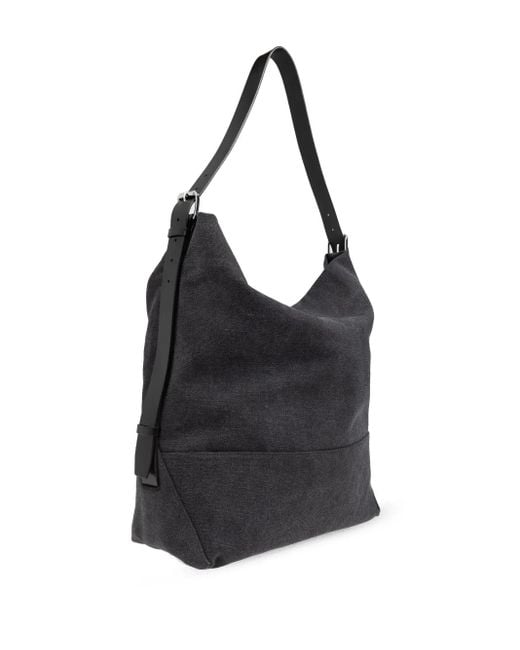 Lemaire Black Canvas Tote Bag