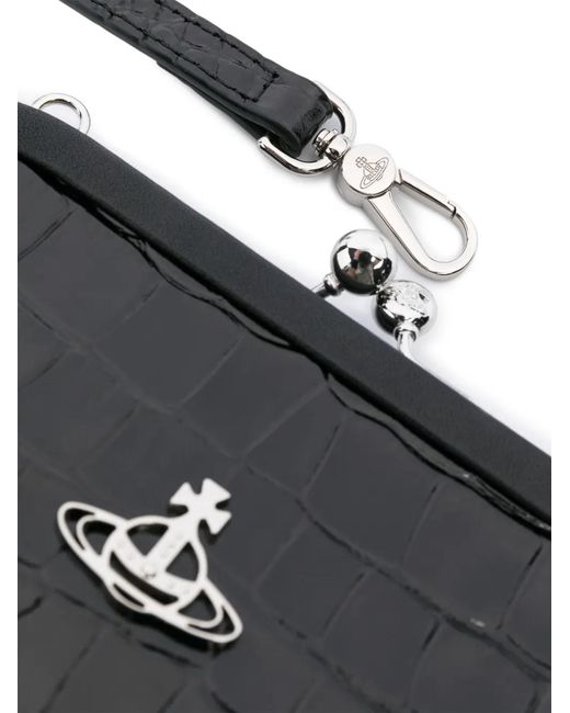 Vivienne Westwood Black Vivienne's Clutch Bag