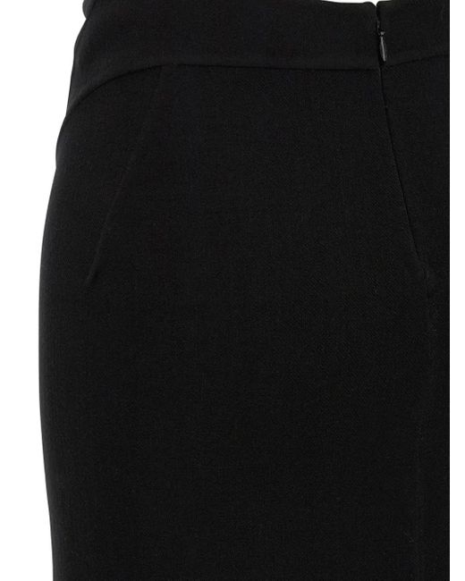 Vestido largo con abertura DSquared² de color Black