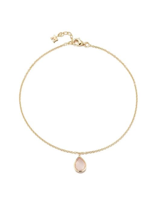 Mateo White Topaz Anklet Bracelet