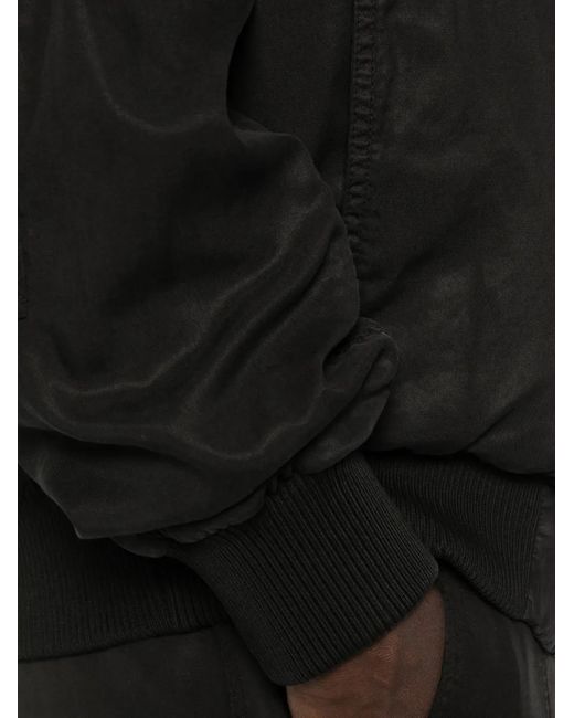 Iceberg Black Bomber Jacket for men