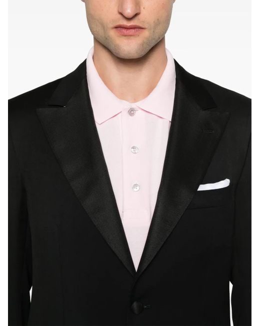 Kiton Black Single-Breasted Suit for men