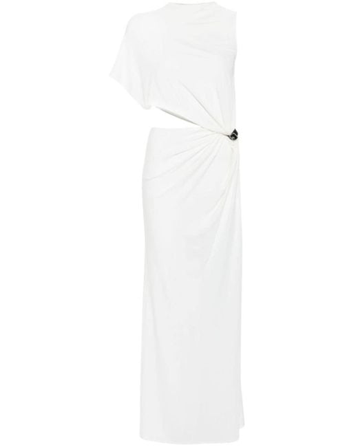 Courreges クレープ ドレス White
