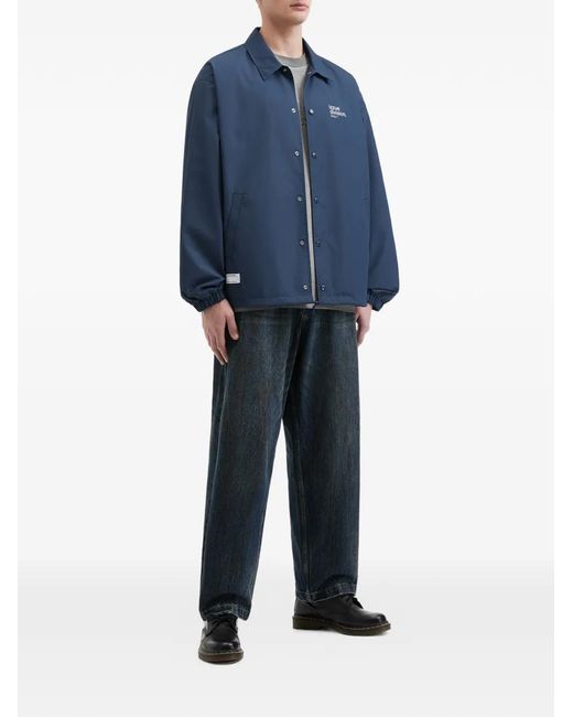Izzue Blue Printed Jacket for men