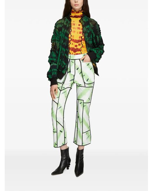 ASAI Green Patchwork Trousers