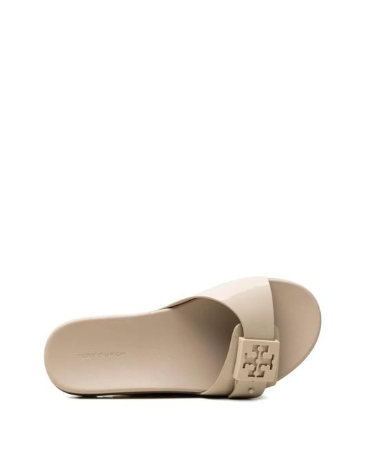 Tory Burch Natural Mellow Slides