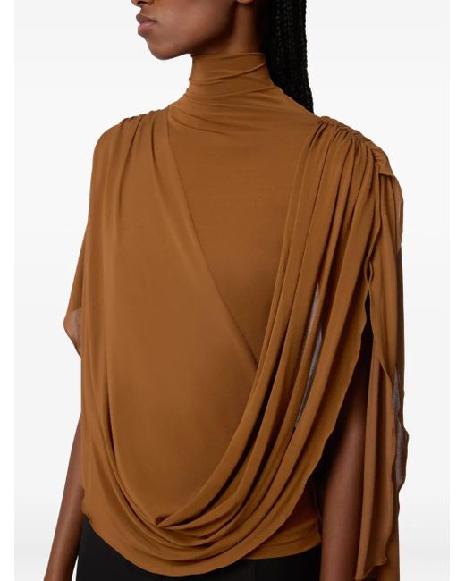 Nina Ricci Gedrapeerde Top in het Brown