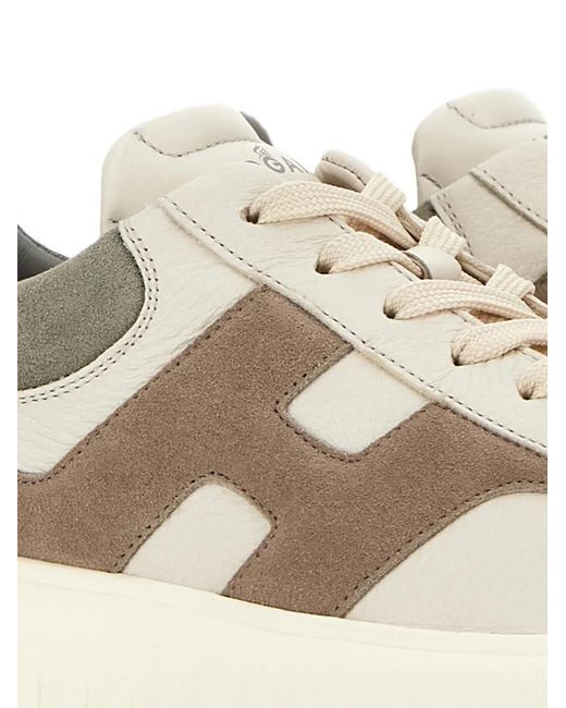 Hogan Natural H-Stripes Sneakers for men