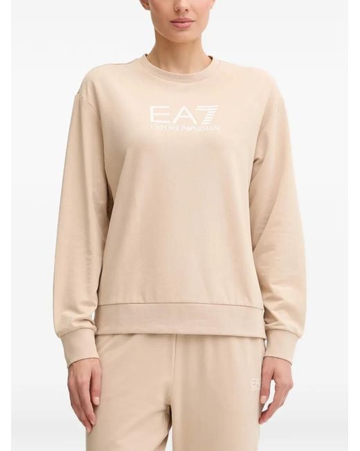 EA7 Natural Survêtement À Détail De Logo